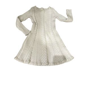 Crazy Eight Cream Knit Dress  Size XS 4